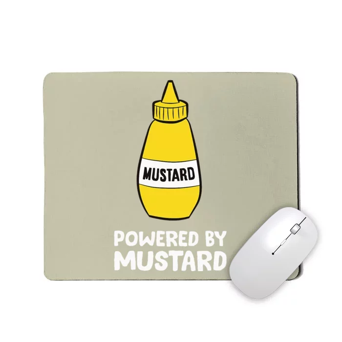 Powered By Mustard Mousepad