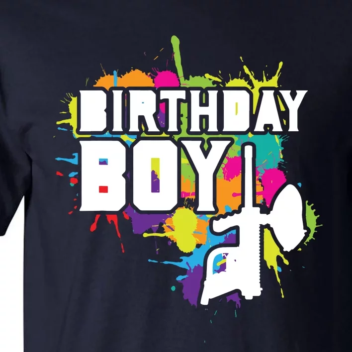 Paintball Birthday Matching Family Set Outfit Premium Tall T-Shirt