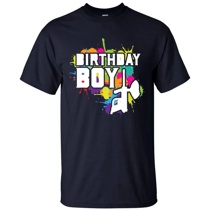 Paintball Birthday Matching Family Set Outfit Premium Tall T-Shirt