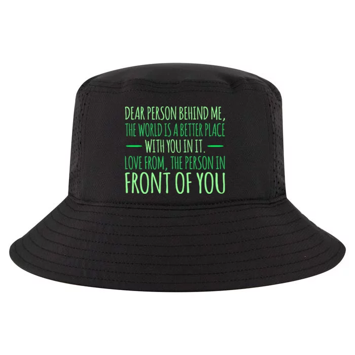 Person Behind Me Mental Health Awareness Supporter Graphic Cool Comfort Performance Bucket Hat