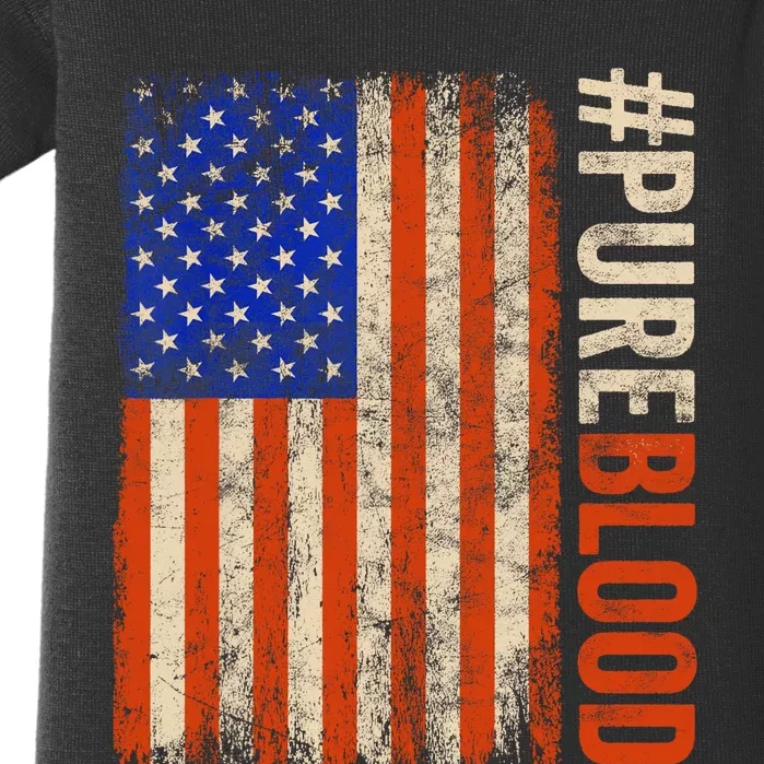 Pure Blood Movement #Pureblood Freedom American Baby Bodysuit