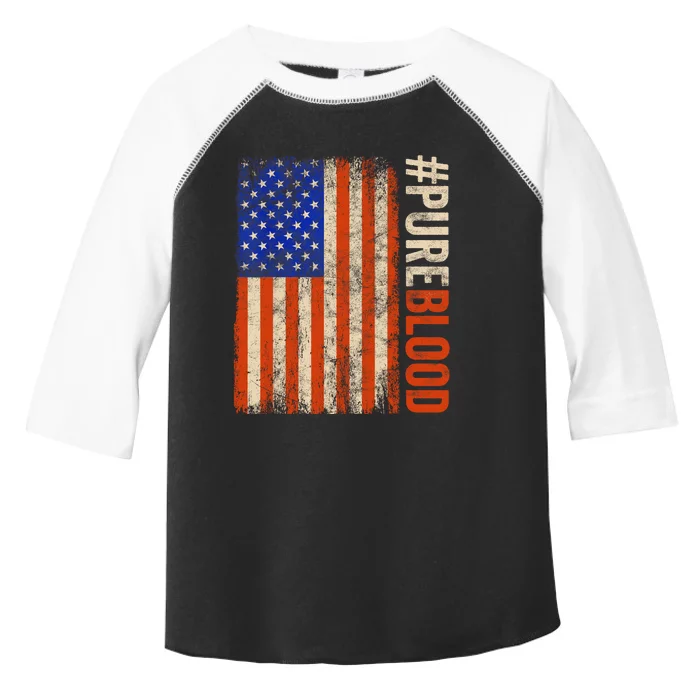 Pure Blood Movement #Pureblood Freedom American Toddler Fine Jersey T-Shirt