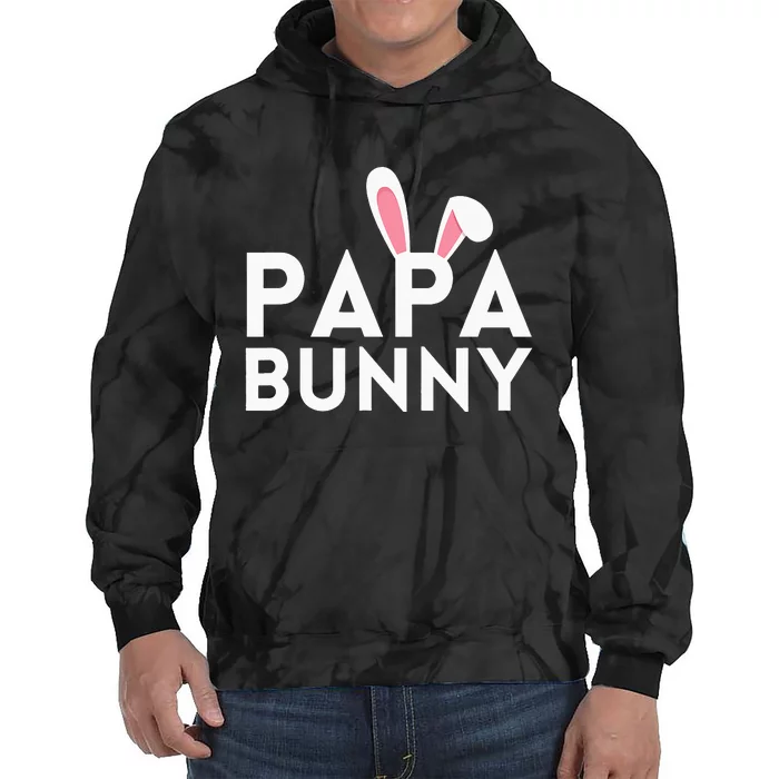 Papa Bunny Matching Family Easter Outfit Mom Gift Couples Tie Dye Hoodie