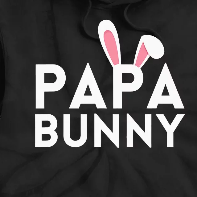 Papa Bunny Matching Family Easter Outfit Mom Gift Couples Tie Dye Hoodie