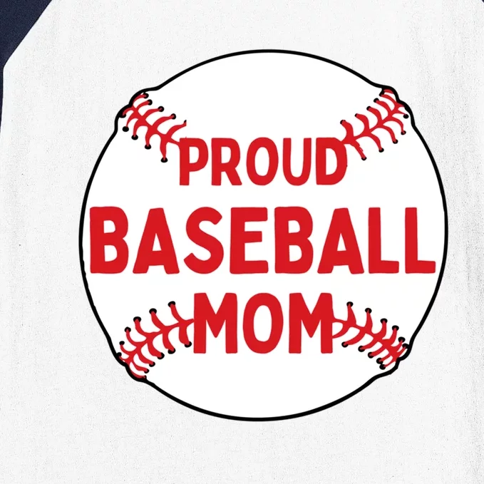 Proud Baseball Mom Baseball Mama Gift Baseball Sleeve Shirt