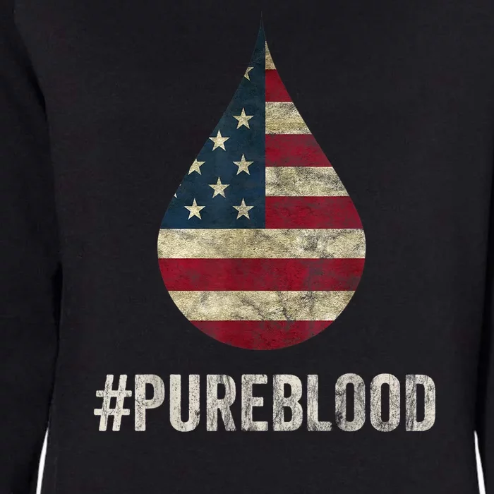 Pure Blood Movement #Pureblood Freedom Womens California Wash Sweatshirt