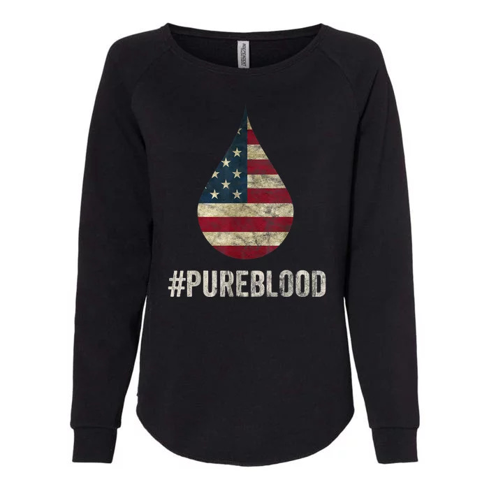 Pure Blood Movement #Pureblood Freedom Womens California Wash Sweatshirt