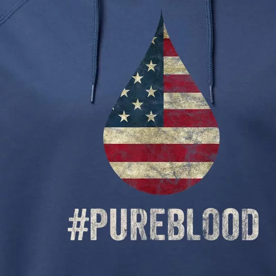 Pure Blood Movement #Pureblood Freedom Performance Fleece Hoodie