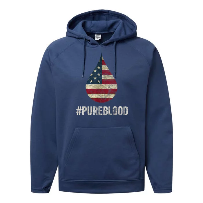 Pure Blood Movement #Pureblood Freedom Performance Fleece Hoodie