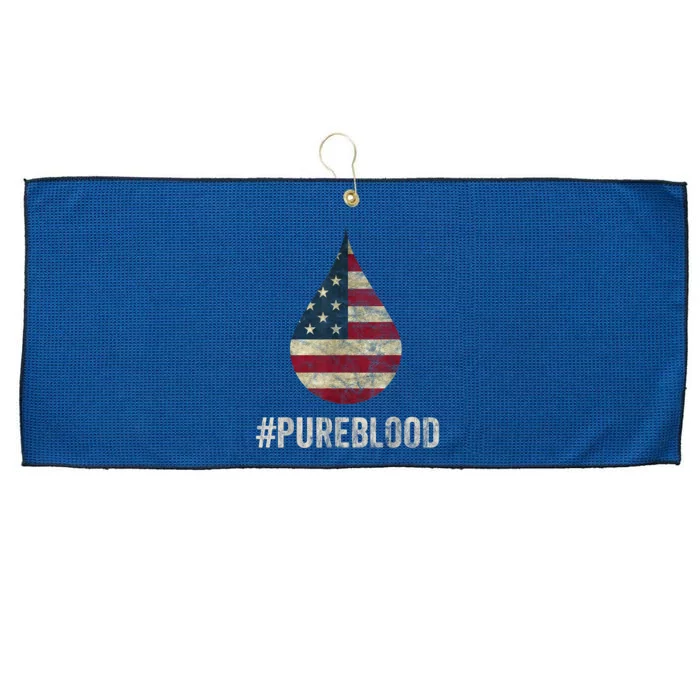 Pure Blood Movement #Pureblood Freedom Large Microfiber Waffle Golf Towel