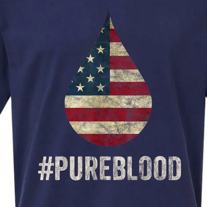 Pure Blood Movement #Pureblood Freedom Sueded Cloud Jersey T-Shirt