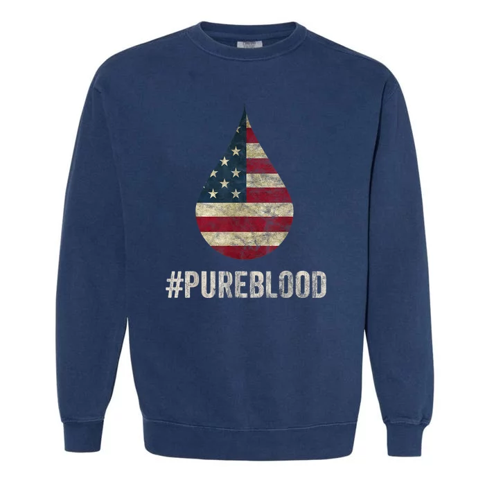 Pure Blood Movement #Pureblood Freedom Garment-Dyed Sweatshirt