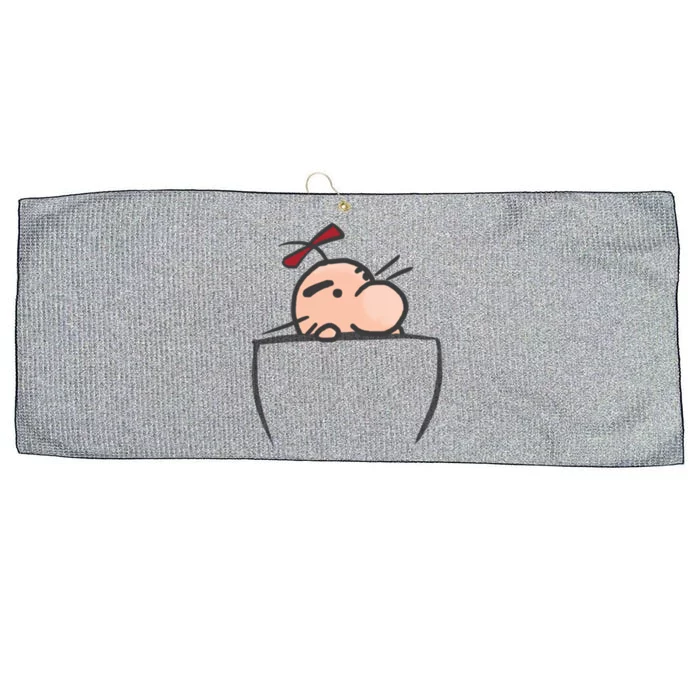 Pocket Buddies Mr Saturn Large Microfiber Waffle Golf Towel