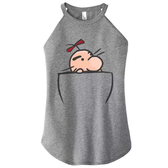 Pocket Buddies Mr Saturn Women’s Perfect Tri Rocker Tank