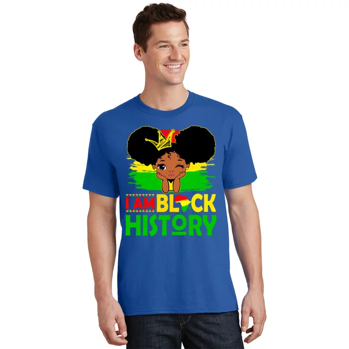 Proud Black Melanin I Am Black History Month Juneteenth Gift T-Shirt