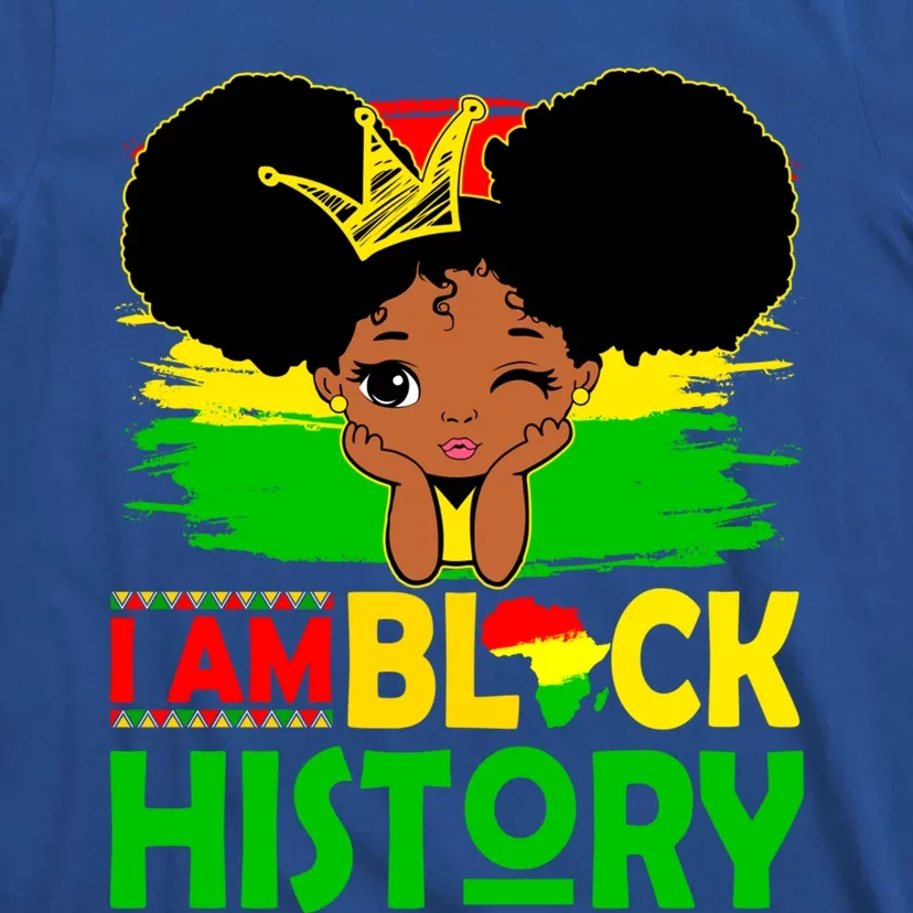 Proud Black Melanin I Am Black History Month Juneteenth Gift T-Shirt