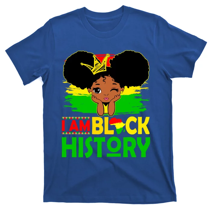 Proud Black Melanin I Am Black History Month Juneteenth Gift T-Shirt