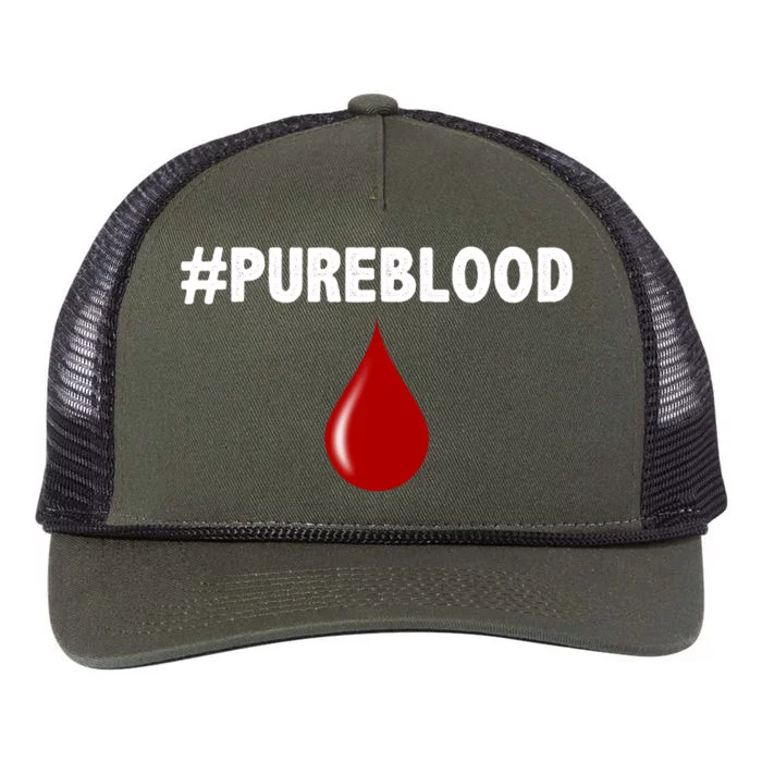 Pure Blood Movement Retro Rope Trucker Hat Cap