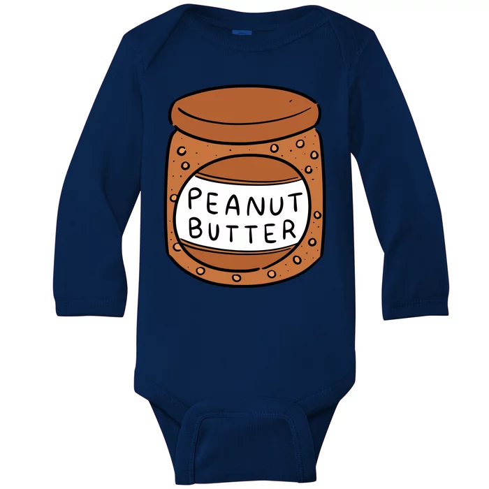 Peanut Butter Matching Baby Long Sleeve Bodysuit