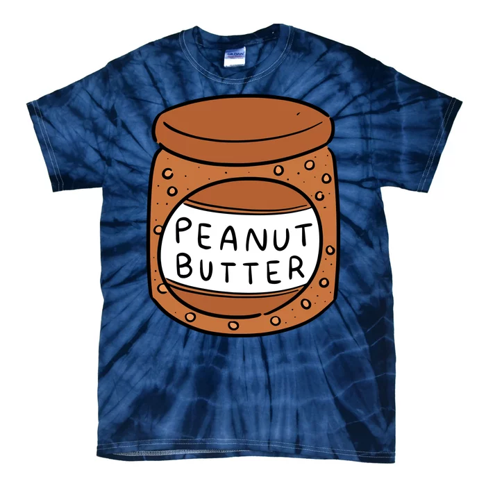 Peanut Butter Matching Tie-Dye T-Shirt