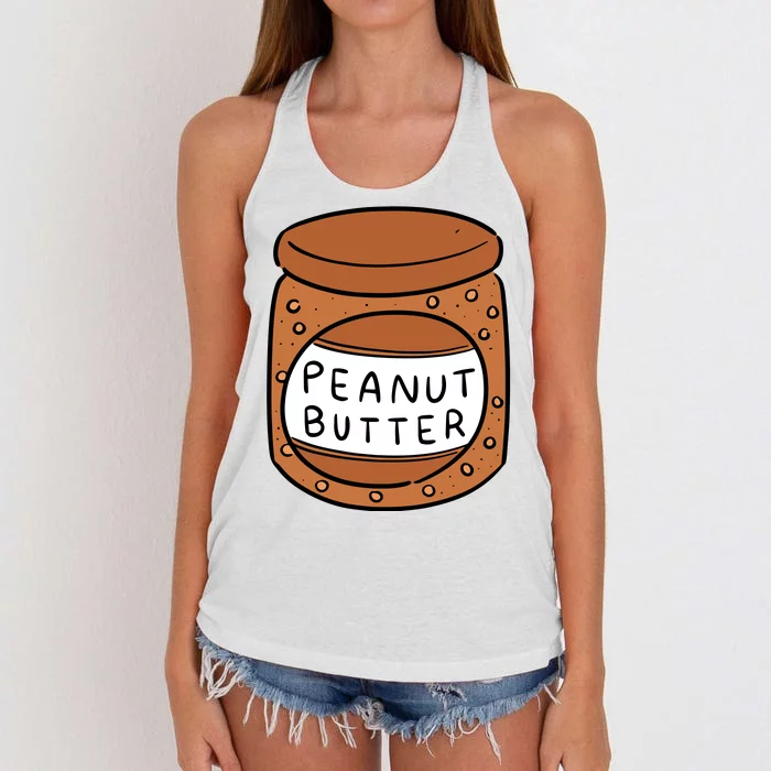 Peanut Butter Matching Women's Knotted Racerback Tank