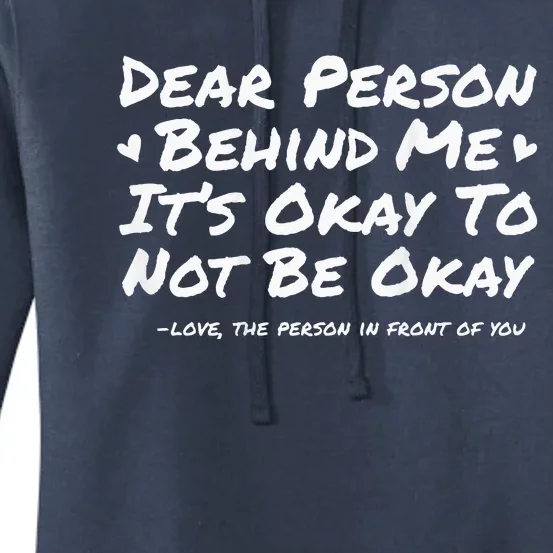 Person Behind Me Suicide Prevention & Depression Awareness Women's Pullover Hoodie