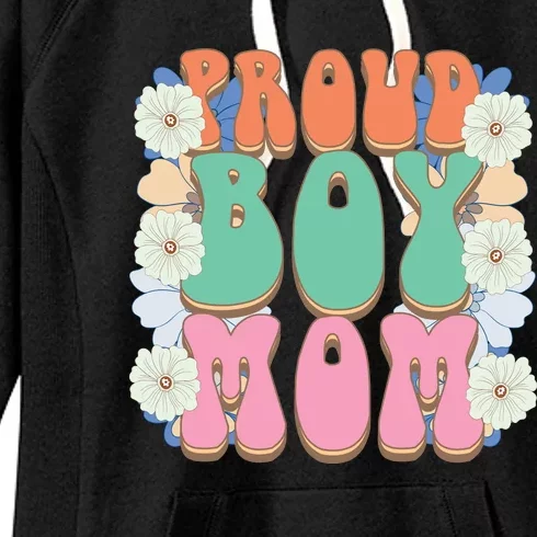 Proud Boy Mom Women's Fleece Hoodie