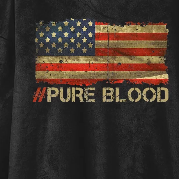 Pure Blood Movement Pureblood Freedom Hooded Wearable Blanket