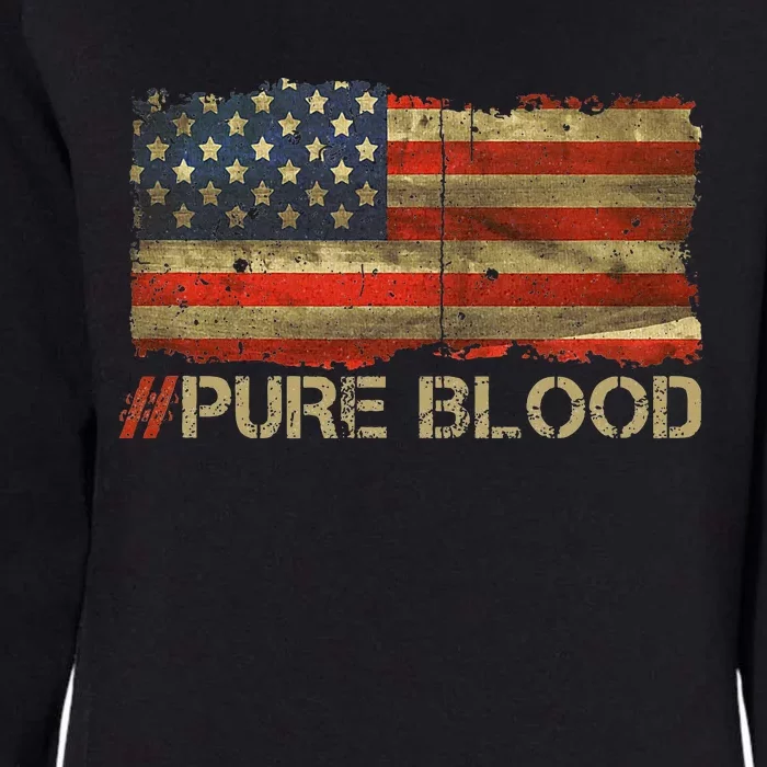 Pure Blood Movement Pureblood Freedom Womens California Wash Sweatshirt