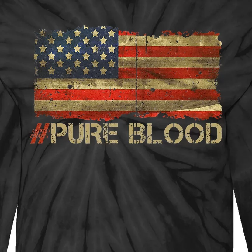 Pure Blood Movement Pureblood Freedom Tie-Dye Long Sleeve Shirt