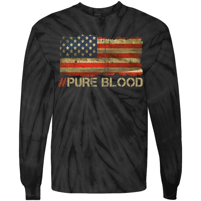 Pure Blood Movement Pureblood Freedom Tie-Dye Long Sleeve Shirt