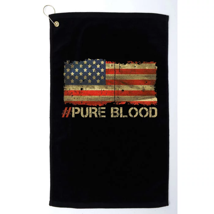 Pure Blood Movement Pureblood Freedom Platinum Collection Golf Towel