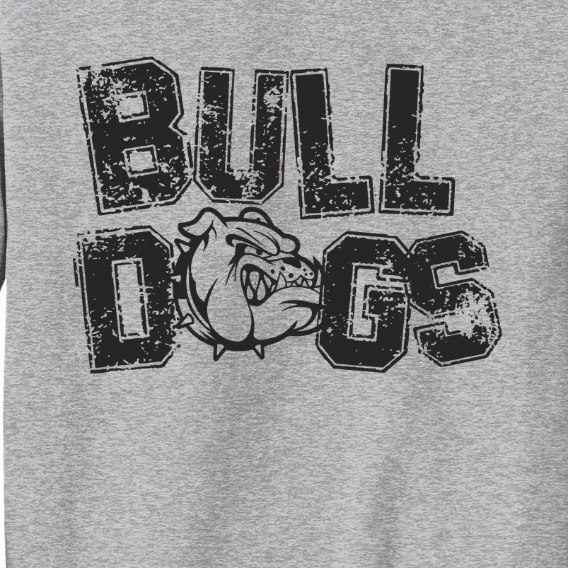 Preppy Bulldog Mascot Tall Sweatshirt