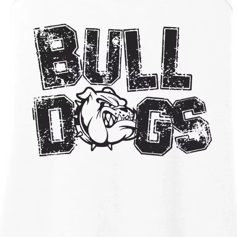 Preppy Bulldog Mascot Ladies Essential Tank