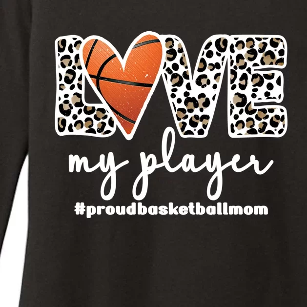 Proud Basketball Mom Mother Of A Basketball Player Mom Gift Womens CVC Long Sleeve Shirt