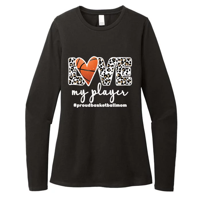 Proud Basketball Mom Mother Of A Basketball Player Mom Gift Womens CVC Long Sleeve Shirt