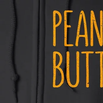 Peanut Butter Matching Full Zip Hoodie