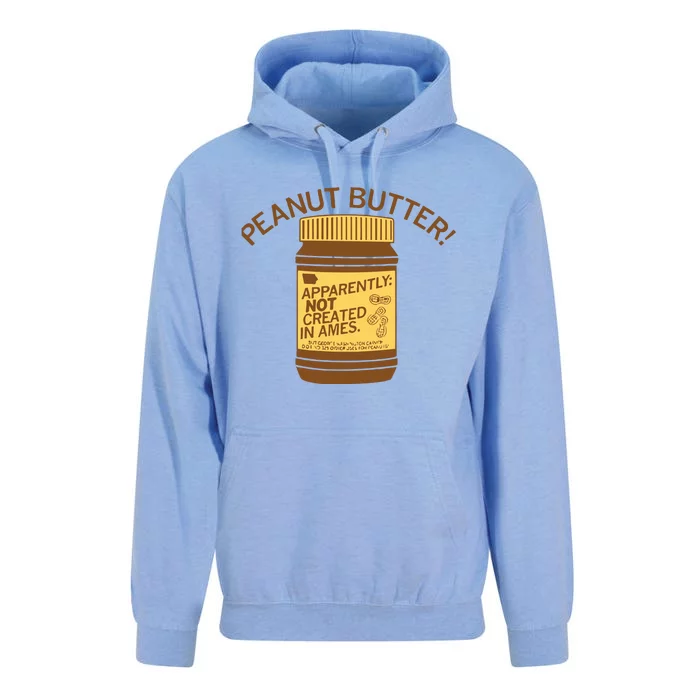 Peanut Butter Not Created In Ames Unisex Surf Hoodie