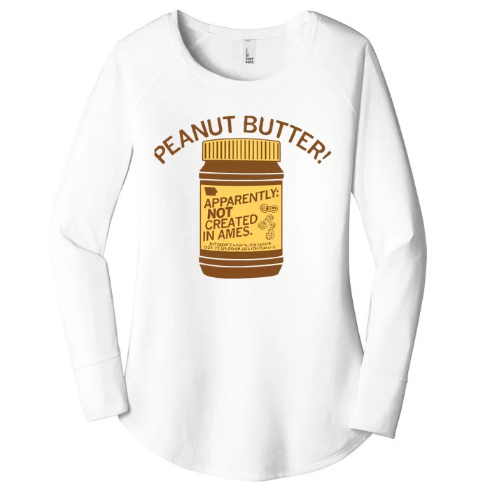 Peanut Butter Not Created In Ames Women's Perfect Tri Tunic Long Sleeve Shirt