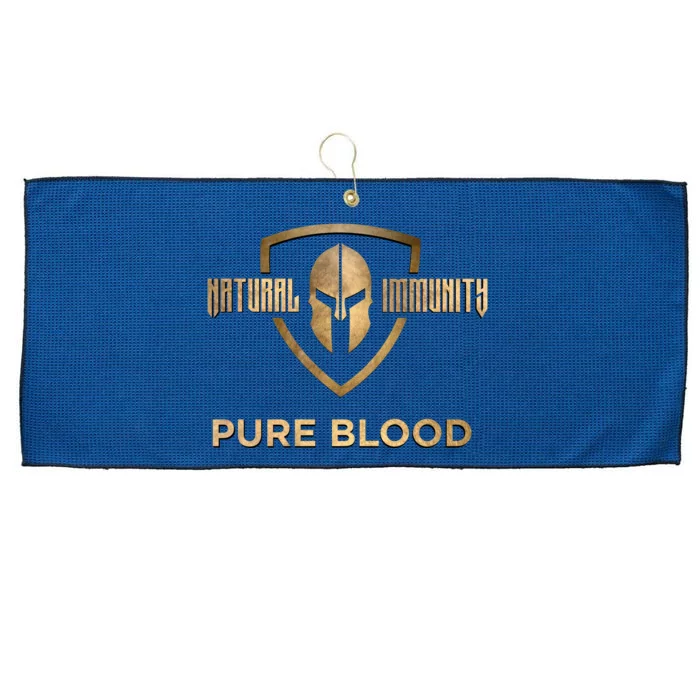 Pure Blood Natural Immunity Large Microfiber Waffle Golf Towel