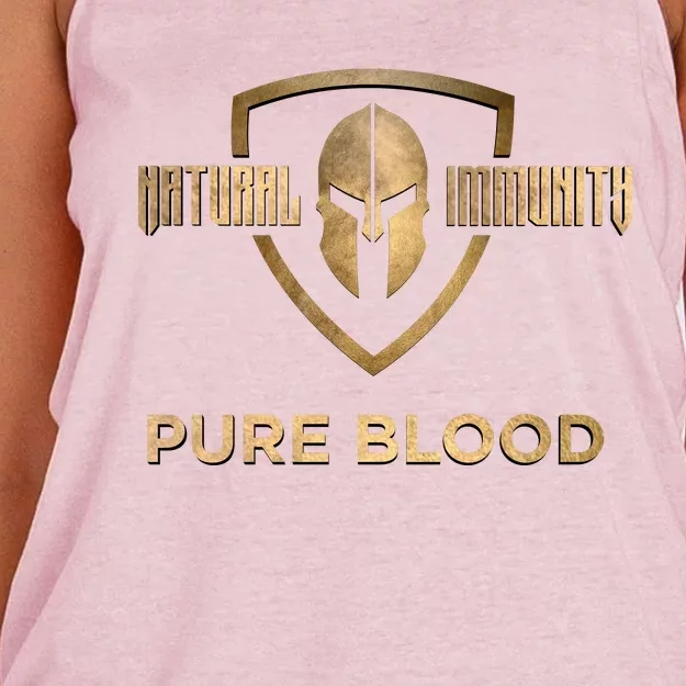 Pure Blood Natural Immunity Women's Knotted Racerback Tank