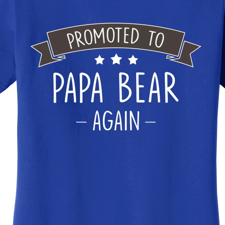 Papa Bear: New Promoted To Papa Bear Again Gift Women's T-Shirt