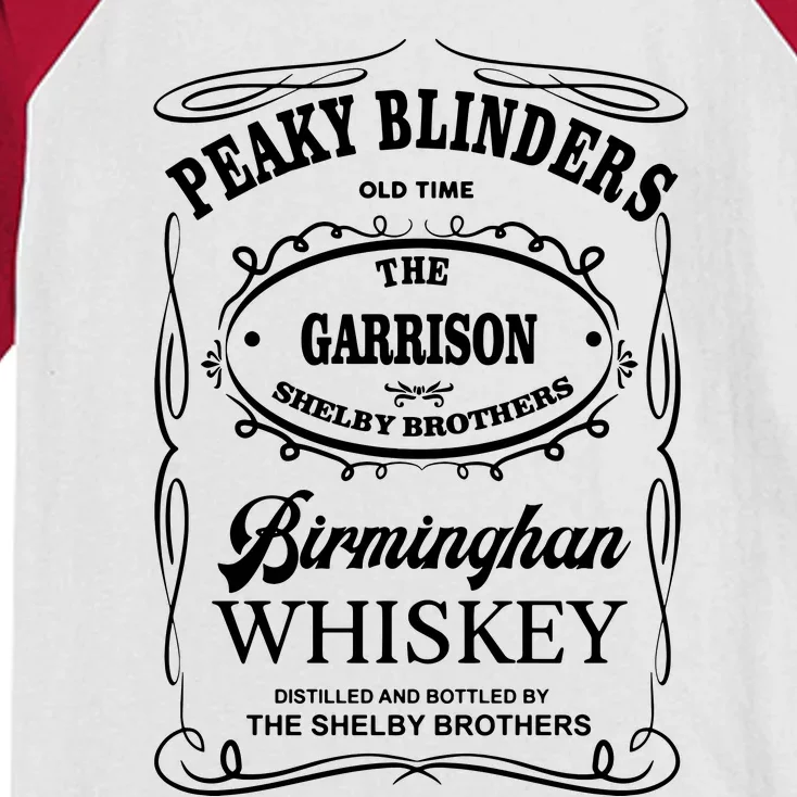 Peaky Blinders Old Time The Garrison Shelby Brothers Retro Kids Colorblock Raglan Jersey