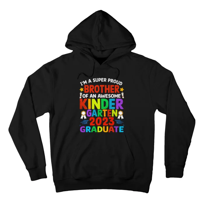 Proud Brother Of Awesome Kindergarten Graduated Graduation Hoodie