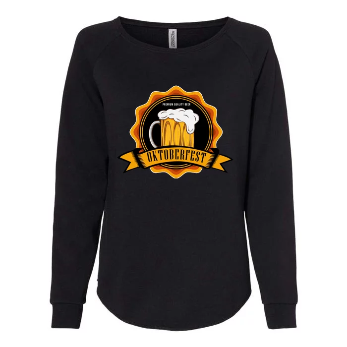 Premium Beer Oktoberfest Womens California Wash Sweatshirt