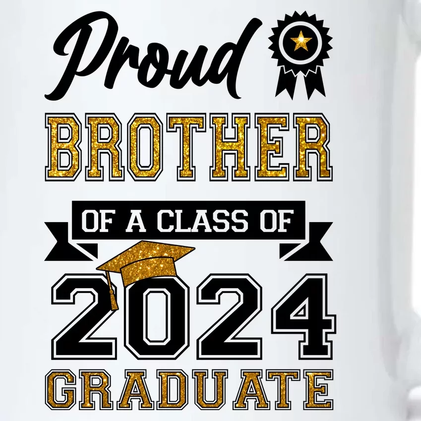 Proud Brother Of The Class Of 2024 Graduate Black Color Changing Mug