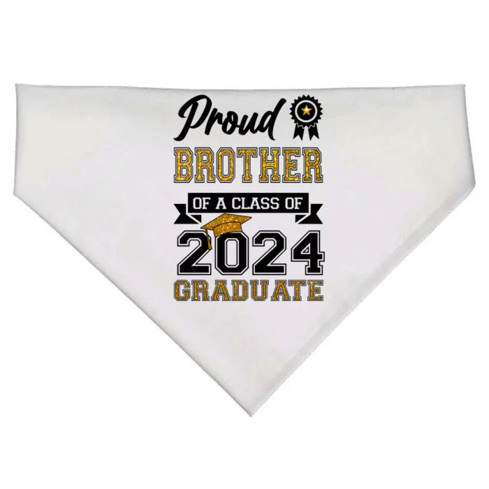 Proud Brother Of The Class Of 2024 Graduate USA-Made Doggie Bandana