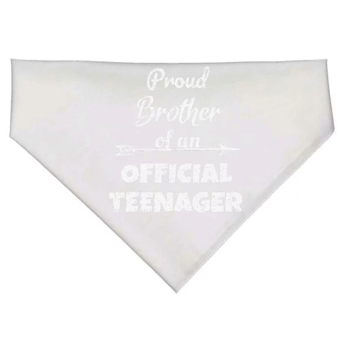 Proud Brother Of An Officiall Teenager, 13th B Day Party USA-Made Doggie Bandana