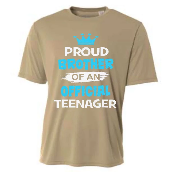 Proud Brother Of An Officiall Teenager, 13th BDay Party Cooling Performance Crew T-Shirt