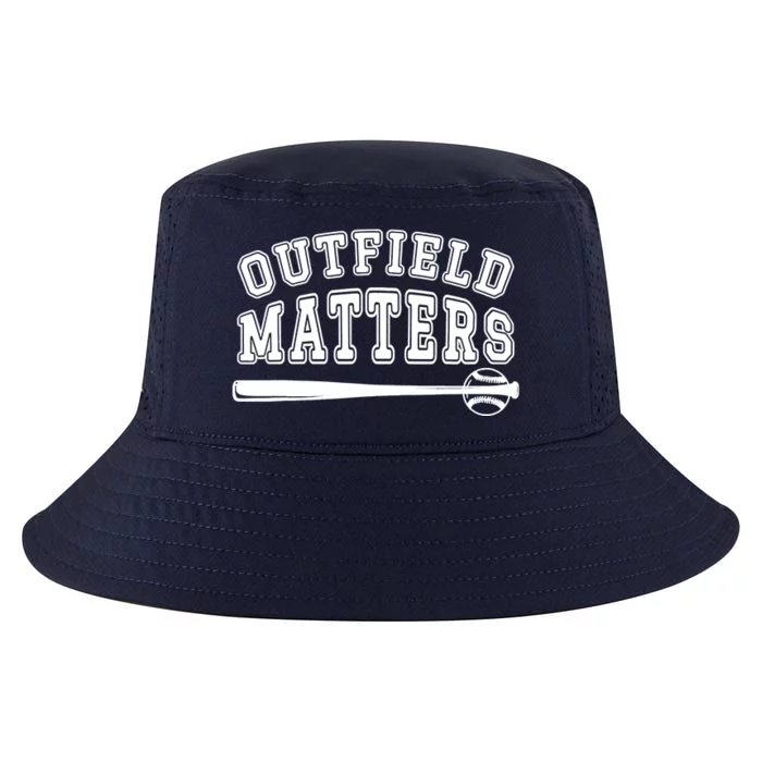 Playing Baseball Outfield Matters Baseball Outfields Funny Cool Comfort Performance Bucket Hat